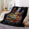 1 Stück Kiss Band Gitarre Flanelldecke [Gemütliche Überwurfdecke] Für Sofa, Bett, Reisen, Camping, Wohnzimmer, Büro, Couch, Stuhl Und Bett