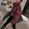 Parka Invernali da Donna Streetwear Spesso All-Match Giacca in Piuma da Donna Comodo Semplice Corto Caldo Cappotto