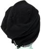 Big Watch Stretch Knit Cap with Reflective Sizes L and XL VN-01 Men's Detail, Black,