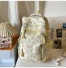 Schoolbag Letter-printed Large-capacity Backpack for Girls, Fifth and Sixth Graders, Junior High, High School, and College Students