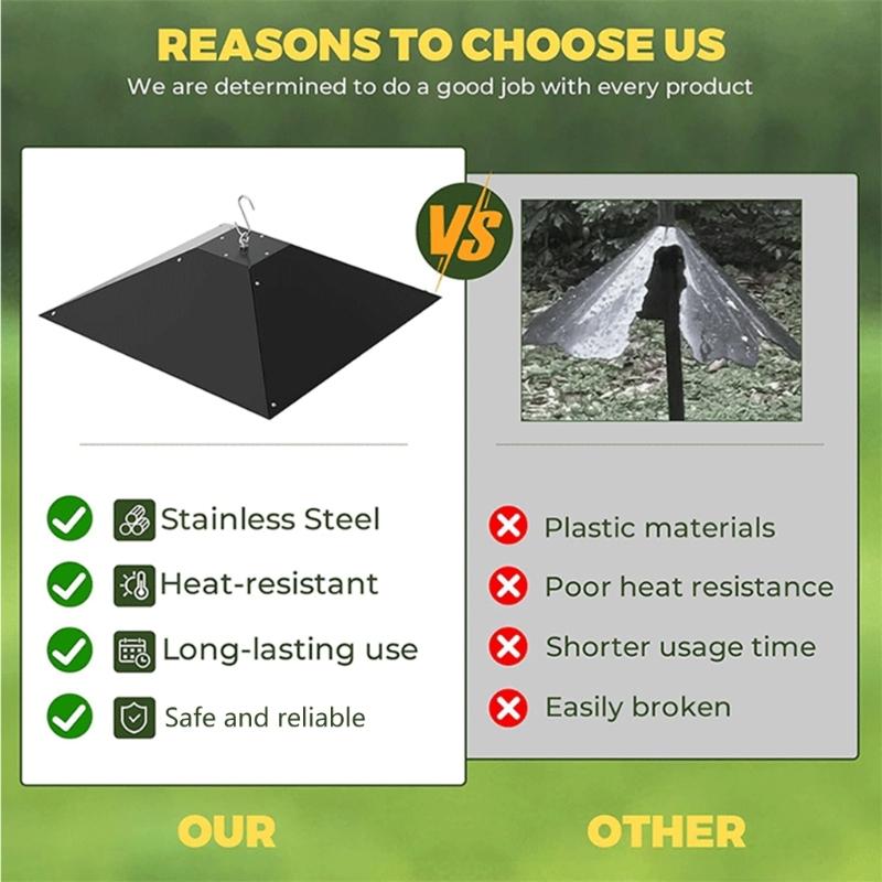 Bird Feeder Rod Wrap Around Protective Shield Bird Feeder Rod Bird Food-Guard Squirrels Baffle