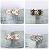Taillenverengungsknopf Verstellbarer Taillenclip für Rock Hose Jeans Damen Metallnadeln Abnehmbar Vintage Bekleidungszubehör
