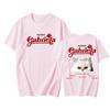 Katseye Gabriela 2025 NEW T-shirt Short Sleeve High Quality 100%Cotton Tshirts Hip Hop Printing T Shirt Gothic Streetwear
