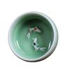 Krakelee Goldfisch Seladon Porzellan Teetassen 60ml zarte Longquan Teetasse Schale gebrauchsfähig Kungfu Chinesische Teetasse Geschenk