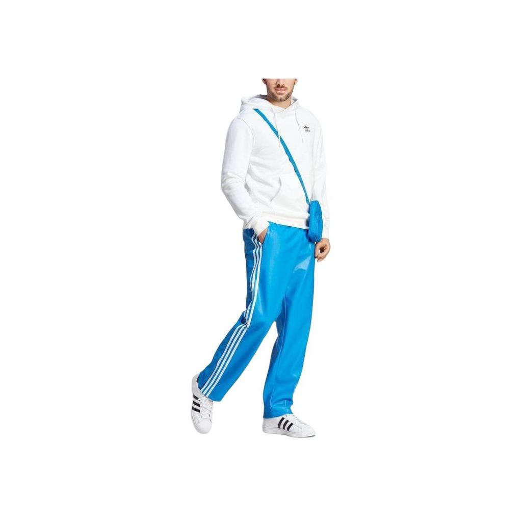 adidas Originals Adicolor Solid Stripe Loose Fit Sports Casual Pants Men Bottoms Blue IZ4040