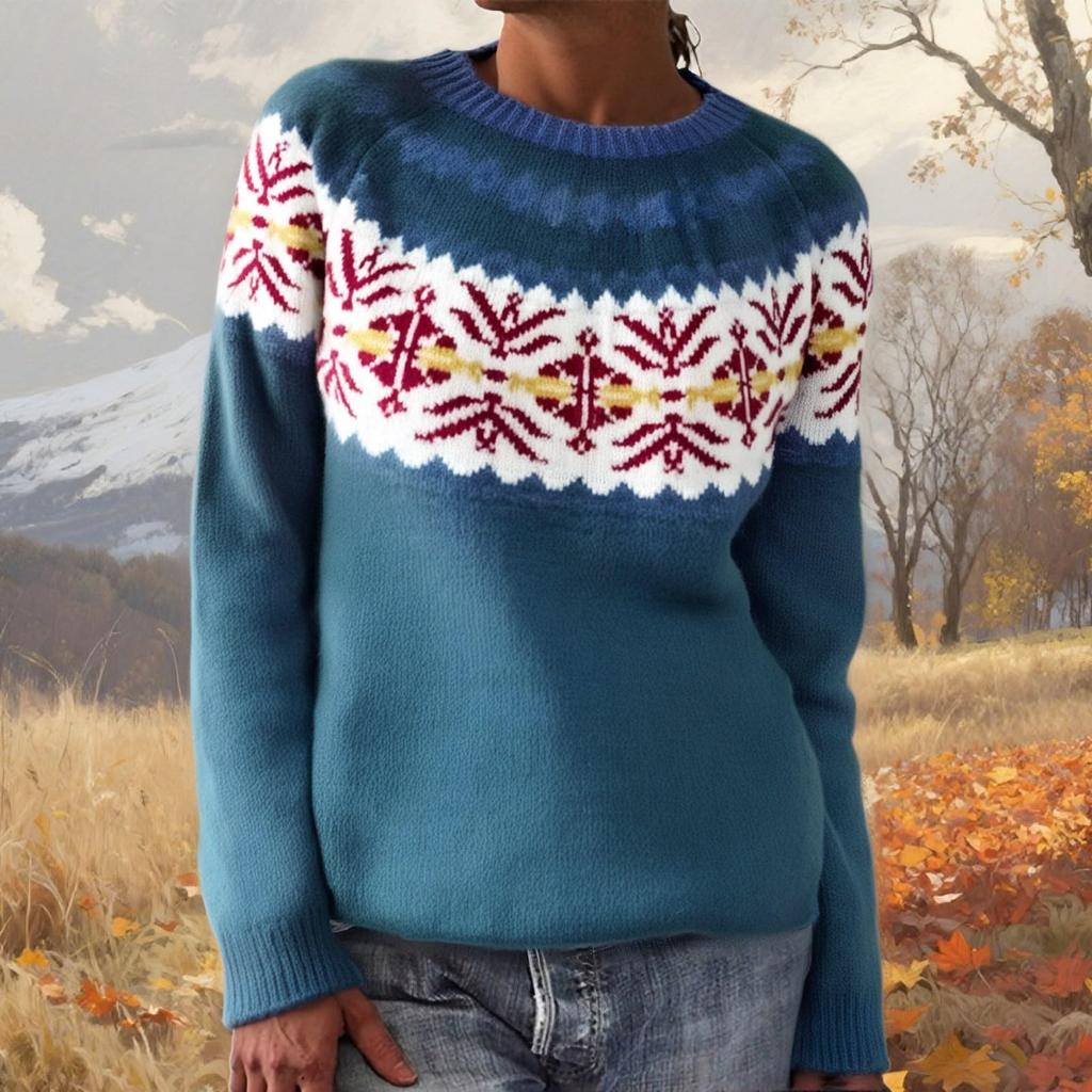 Damenmode-Pullover, Rundhalsausschnitt, lockerer Pullover, langärmliger Strickpullover