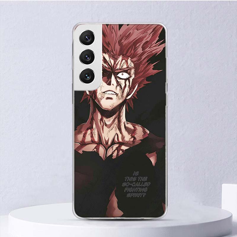 One P-Punch-Man Garou Soft Case For Samsung Galaxy S25 S24 S23 S22 Ultra Phone Cover S21 S20 FE S10 Plus S10E S25U Funda Coque