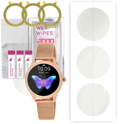 3x Apgo Hydrogel Matte Screen Protector for Rubicon Smartwatch SMARUB011, Hydrogel Film, Flexible, Soft TPU with Positioning Layer Easy Installation