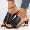 Summer Fashion Shoes with Breathable Diamond In The Rough with Sandals and Slippers