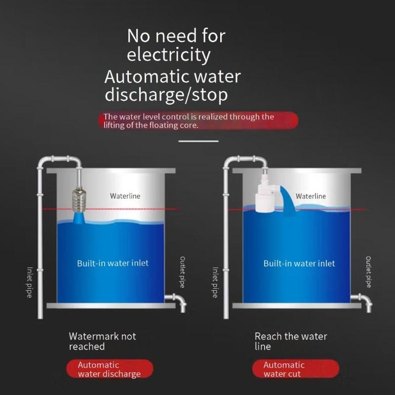 Stainless Steel Float Ball Valves For Water Tanks Automatic Levels Adjustment High Pressures Water Control Float Vales