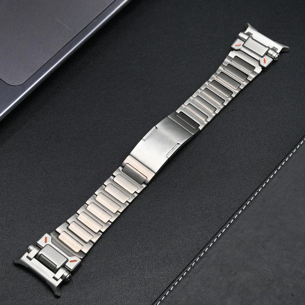 Cinturino Ultra in Titanio per Samsung Galaxy Watch 7 ultra 47mm Cinturino per SAMSUNG ULTRA GALAXY 47 Braccialetto Lusso Sportivo Business Uomo
