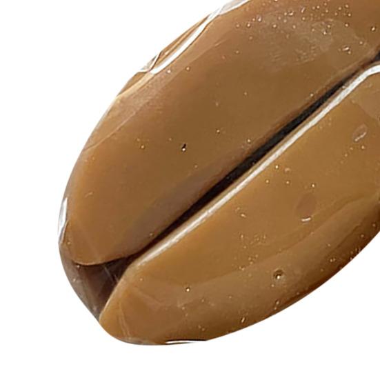 Squeeze Toy Realistic Food Healing Sensory Toy Slow Rebound Coffee Bean Shape Decompression Tool Portable Keychain Bag Pendant