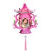 Handmade Chinese Traditional Lantern Kit Handcrafted Handheld 3D Hollow Chinese Palace Lantern with Lotus Tassel for Spring Festival Decoration