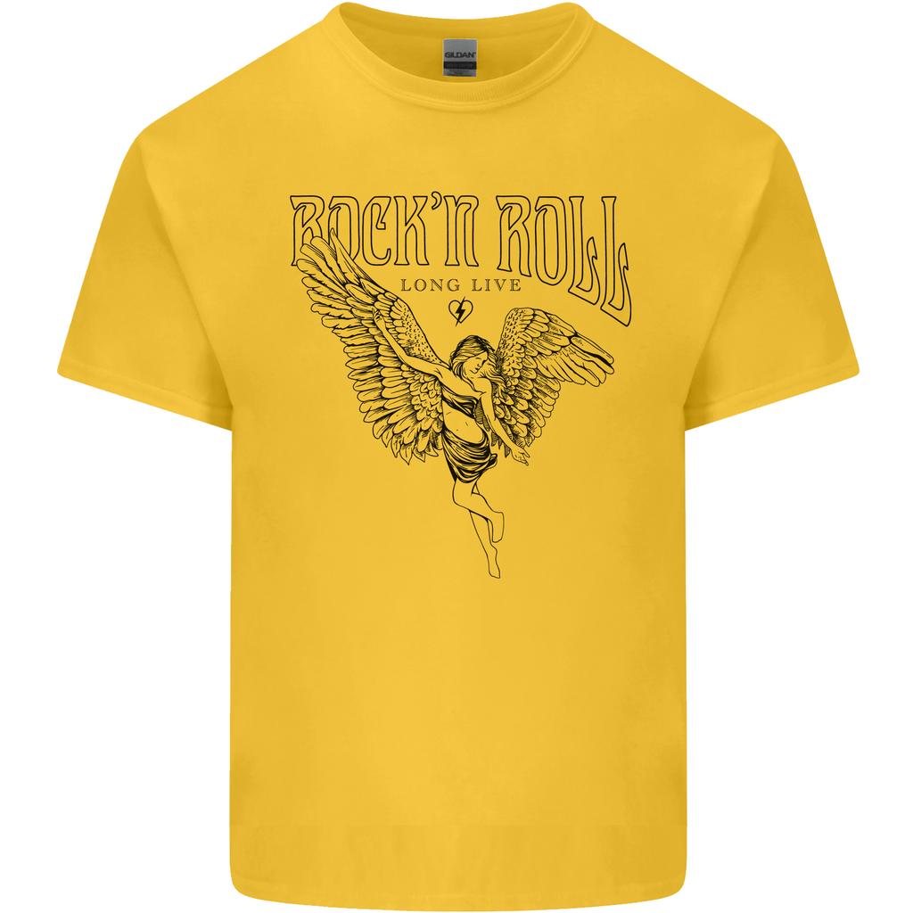 Long Live Rock n Roll Angel Unisexs Light Cotton TShirt