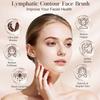 Lymphatische Kontur Gesichts-Pinsel - Lymphdrainage-Massagegerät zur Reduzierung des Doppelkinn & Kieferkonturierung, Ultra-weiche Borsten für Lymphdrainage,