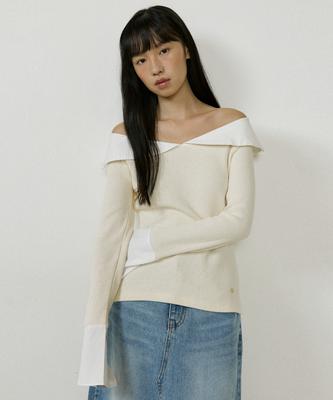 LUCIR ZU Sailor Collar Sleeve (Ivory)