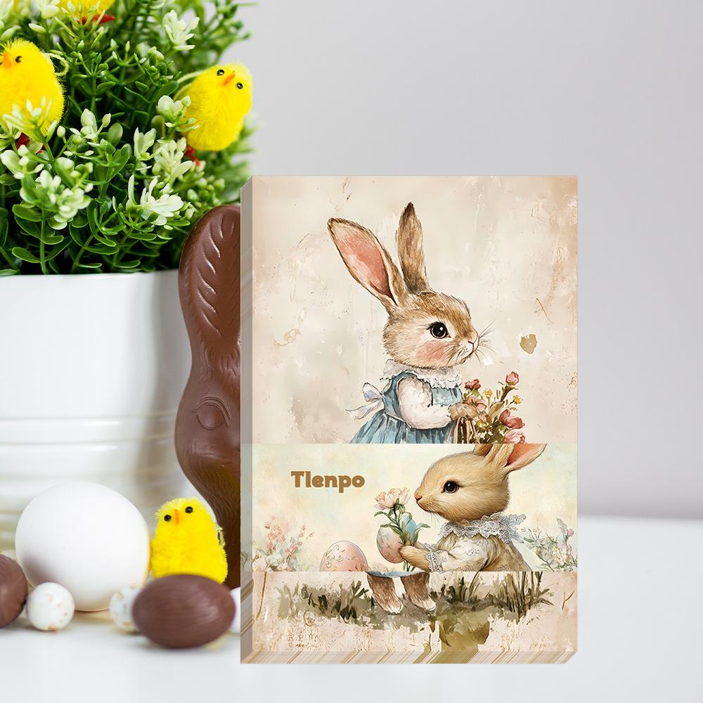 32pcs, Vintage Easter Postcard/country Rustic/indoor Bedroom Decoration/wall Sticker/congratulations Message Card/mailing