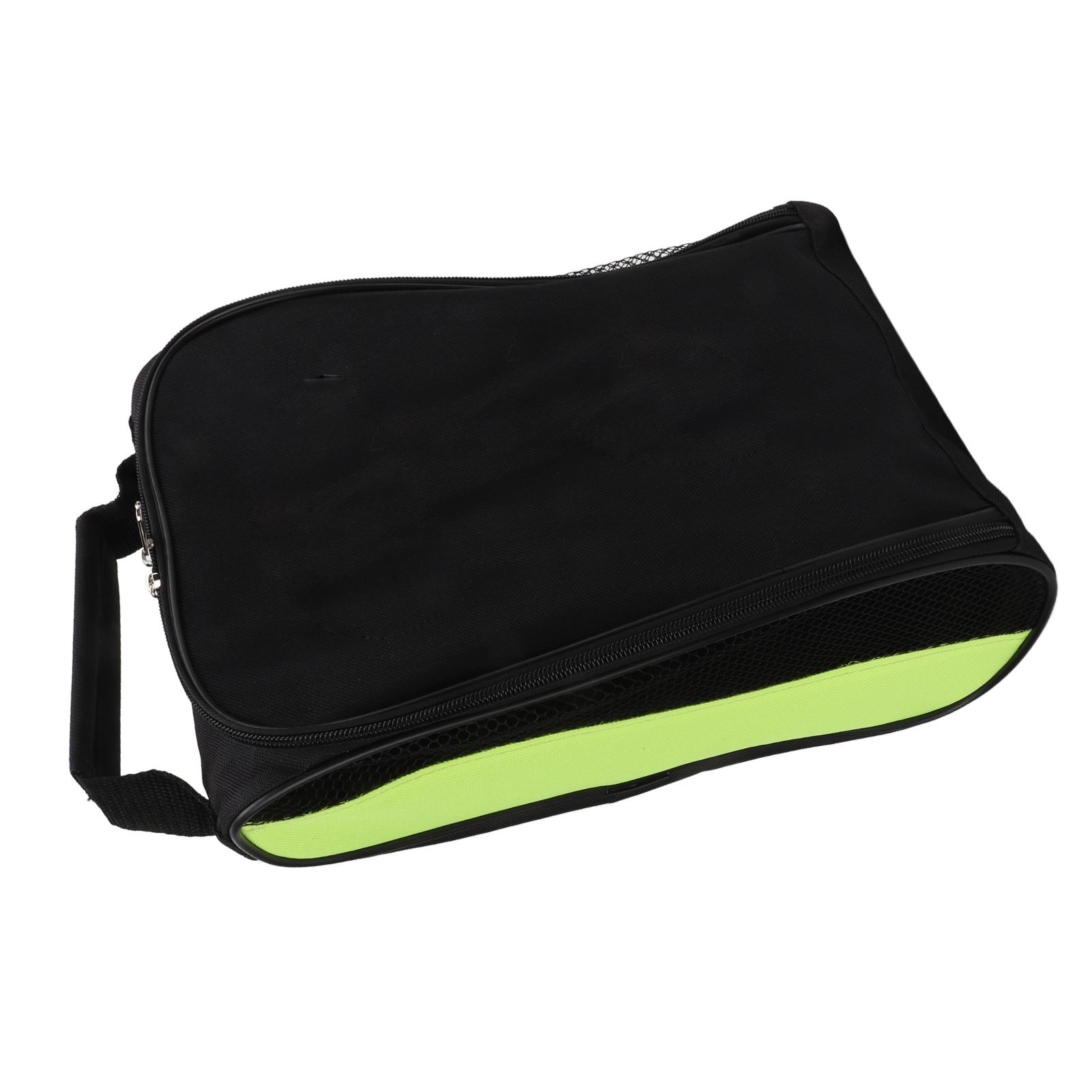 

Dominant 1 Golf Shoe Bag Sports Gear Carring Pouch Golf Travel Storage Bag with Ventilation for Outdoor(Black Red ) Black Green