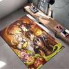**Fantasy Anime Characters In Vibrant Colors** Non-slip Rug Suitable for Living Room and Bedroom Sofas.