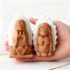 3D Pray Little Girl Candle Silicone Mold DIY Handmade Aroma Plaster Resin Ornaments Mould Chocolate Baking Molds Home Decor