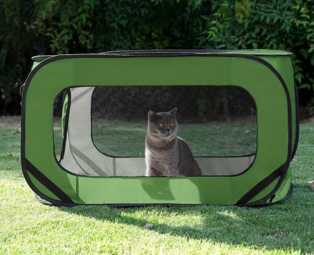 Faltbarer Haustierkäfig & Bett: Außenzelt und Katzengeburtsbox