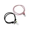   Magnet Bracelet 1 Pair Couple Matching Bracelet Hair Rope Magnetic Pendant Jewellery Lovers Gifts