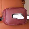 Leather Strap-Type Hanging Car Tissue Case Napkin Holder Multifunctional Armrest Seat Back Paper Organizer for Home Hotels Use