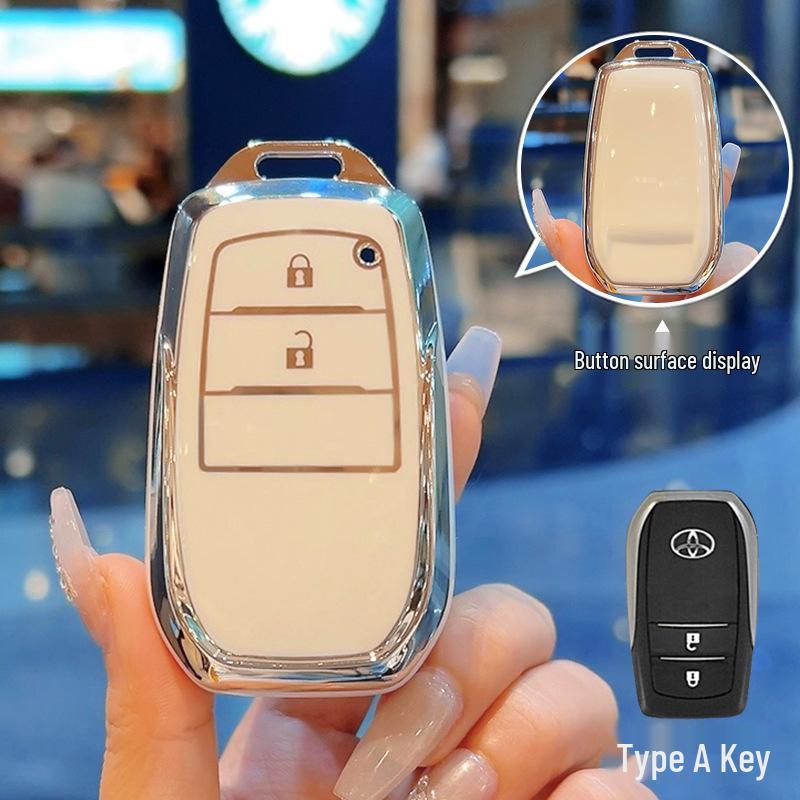 Toyota Key Cover for Camry, Corolla, RAV4, Land Cruiser, Avalon, and Viloran (Women's Edition).
