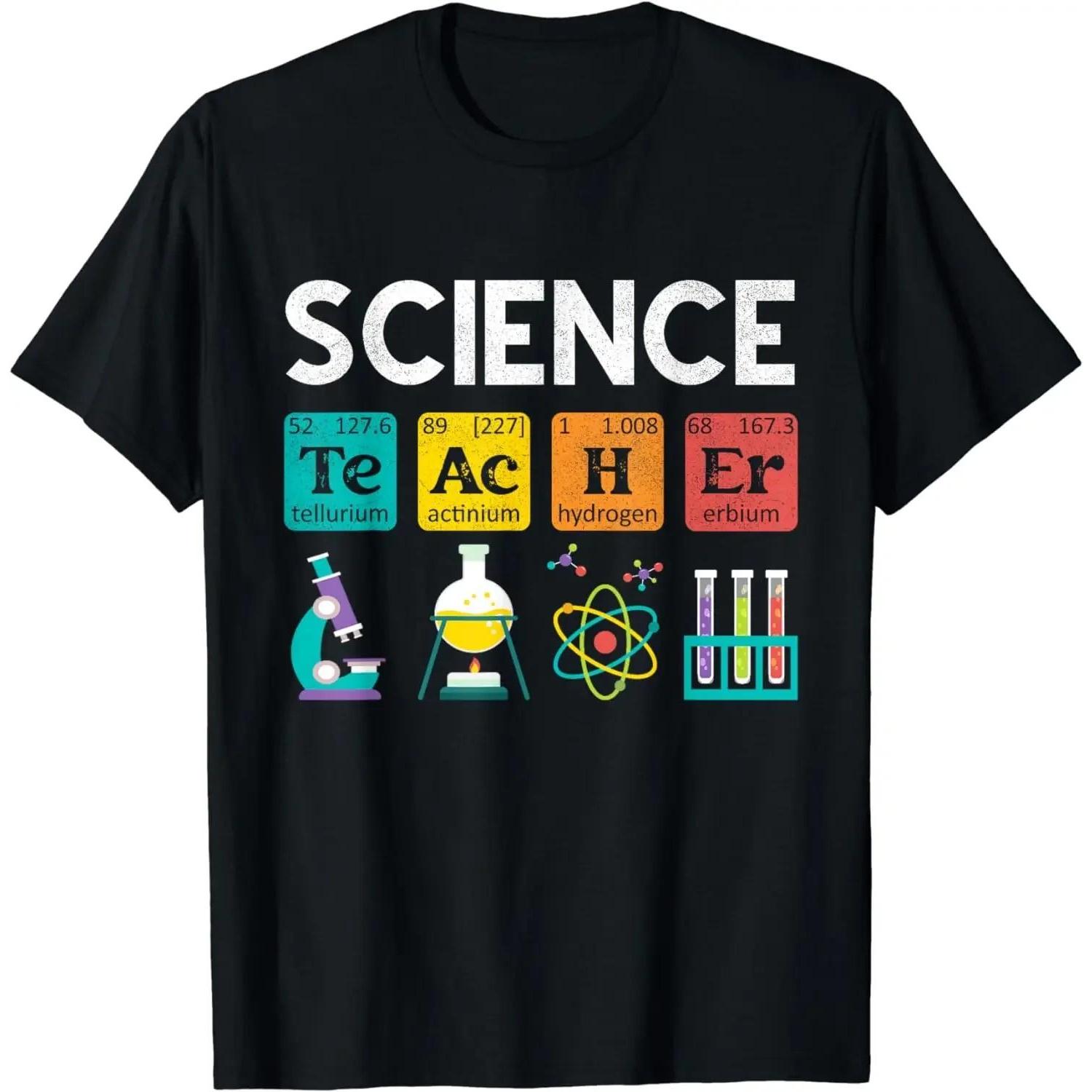 

Fun Science Teacher Gifts Chemistry Biology Physics Professor Student TShirt Print Clothing Harajuku Streetwear Women s Clothing XXXXXL чорний