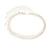 3Pcs Sexy Gold Color Flat Snake Chain Bellly Waist Chain for Women Boho Rhinestone Belt Body Jewelry Summer Bikini Accessories