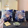 Cute F-Furina G-Genshin Impact Pillow Case Cushion Cover Soft Cute Throw Pillow Case For Car Sofa Pillowcase Polyester