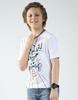 MONTE CARLO Boys Printed Round Neck T-Shirt_White 5-6 Years