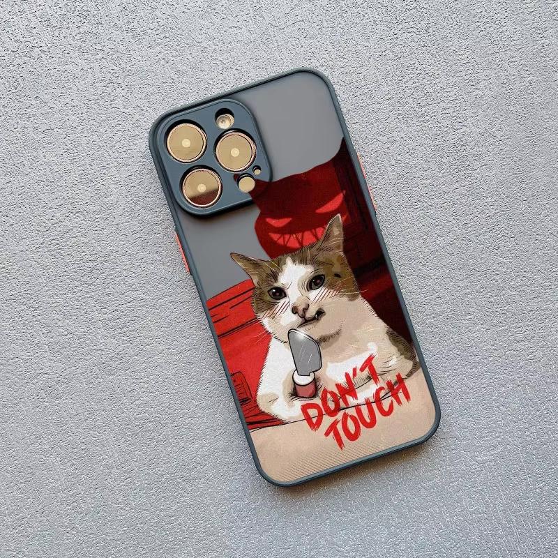 

Creative Ferocious Cat Phone Case For Samsung Galaxy S26 S25 Ultra S24 S23 FE S22 S21 Plus S20 A56 A55 A54 A15 Shockproof Cover Galaxy A16