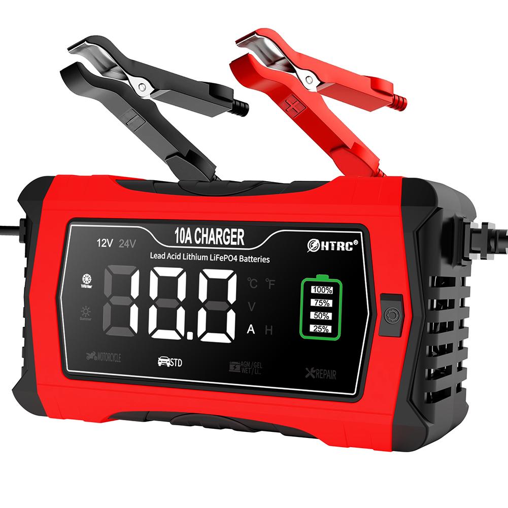10A Autobatterie Ladegerät 12V - Intelligentes Ladegerät Für LiFePO4 & Blei-Säure Batterien