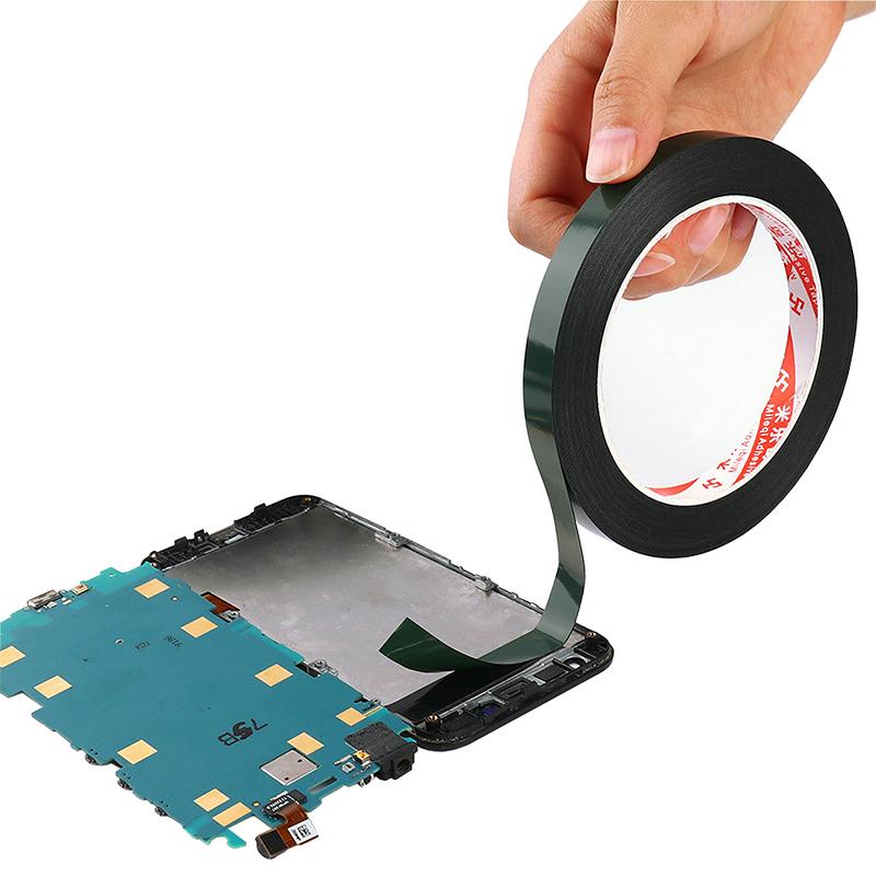 50M 1MM Thick Double Sided Tape Strong Adhesive Black Foam Tape For Cell Phone Repair Gasket Screen PCB Dust Proof Tape