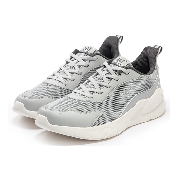 Scarpe da Corsa Basse 361 Blade Ammortizzate Antiscivolo Resistenti all'Abrasione Traspiranti da Uomo Grigio Fotonico 672422224F-1