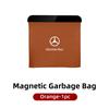 XDFMN1 Hot 2026 New For Benz For Mercedes Benz Ar Trash Can Portable Hanging Garbage Basket Rear Storage Bin AMG A C E S G Class W201 W