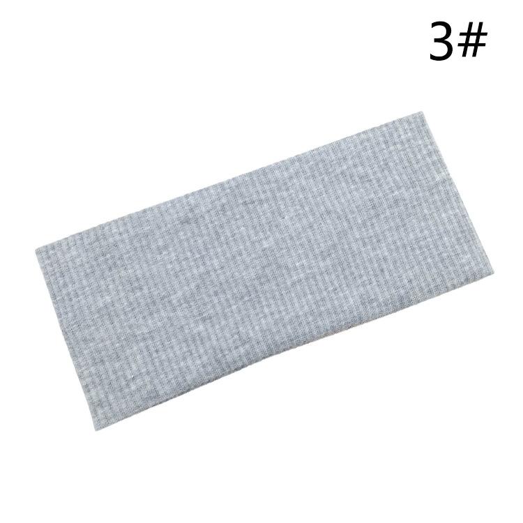 9003 SASAacc European and American Solid Color Knitted Hairband Elastic Sports Headband Hair Accessories Korean Style