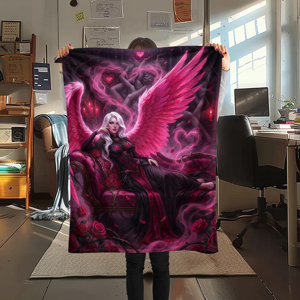 Seven Deadly Sins Print Flannel Blanket,High Quality Comfortable for All Seasons,Home Decor,Warmth and Comfort,Perfect for Christmas Gifts