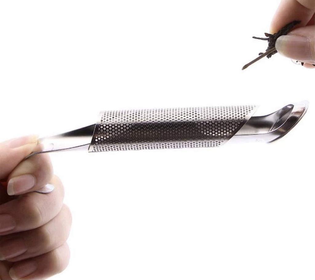 Stainless Steel Tea Strainer for Tea Bags, Stick-type Tea Bags, Reusable, Washable, Slide-type