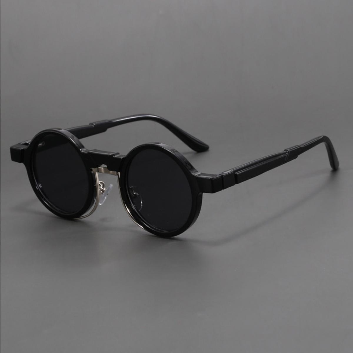 

New Steampunk Round Personalized Sunglasses Hip-Hop Trendy Sunglasses Fashionable Men S And Women S Sunglasses