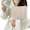IPad Pro 12.9 Inch Case With Mirror Surface Tri-Fold Stand Pen Slot Floral Print PC Cover Air/Mini/10th Gen