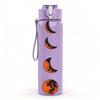 1PC Lunar Phase Moon Cycle Art 750ml Color Plastic Sports Water Bottle Leakproof Flip Straw Lid Suitable for Sports Office Home Use