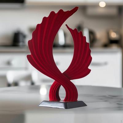 Flügel Skulptur Desktop Figur Startseite Dekoration Künstliche Harz Ornament Moderne Kunst für