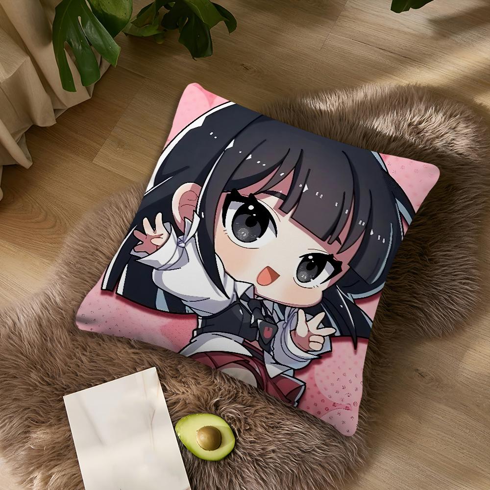 TV Link Click Vein Xia Fei Liu Xiao Cute For Bedroom Car Coffee Shop Room Soft and Living Room Sofa Decorative Pillow Cover Case