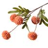 Silk Flower Artificial Plant Blue Brown Home Decoration 5 Heads Artificial Plant Hotel Decoration Orange Purple