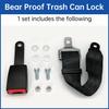 Bear Proof Trash Can Lid Lock, Garbage Can Locks for Animals, Trash Can Straps for Raccoons, Raccoon Proof Garbage Can Lock Bear Trash Can Lock Bear