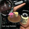 On-Board Bracket Cup Holder Dinner Plate Tray Car Cup-Seat Beverage Table Food Storage Small Dining Table Mini