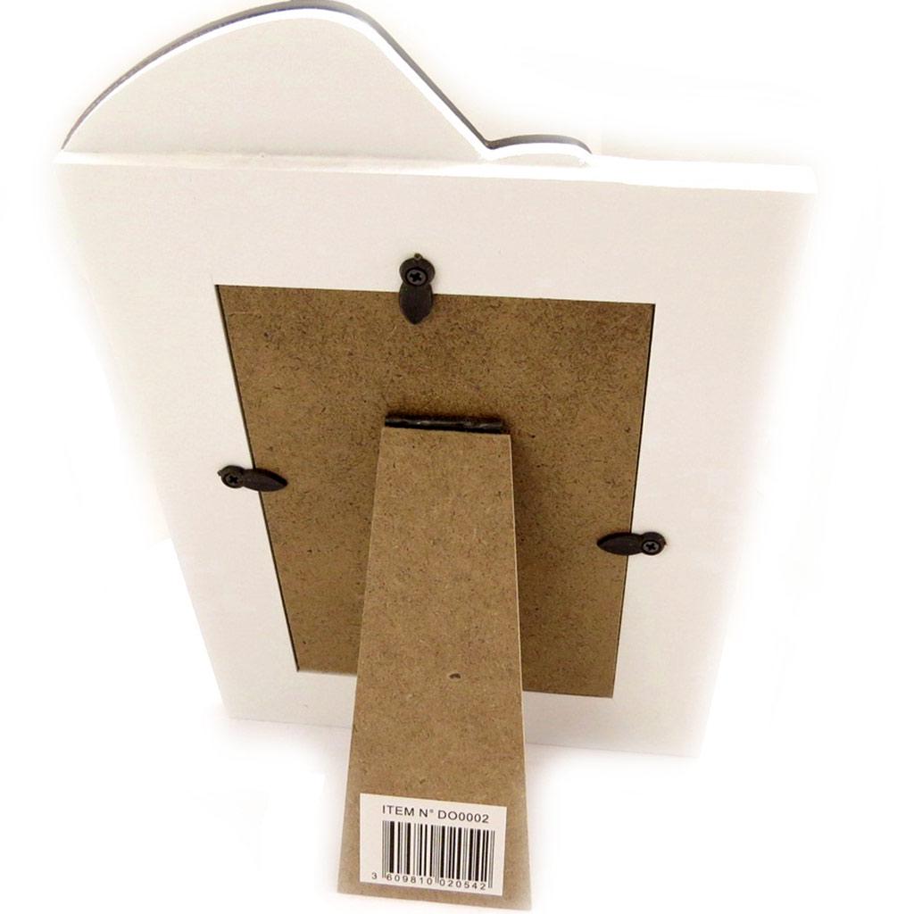Les Trésors De Lily [L2266] - White Black 'Hat' Photo Frame