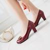 Fashion 2024 New Ladies Shoes Hot Sale Slip-on Women's High Heels Fashion Metal Decoration Office and Career Butterfly-knot Heels Women